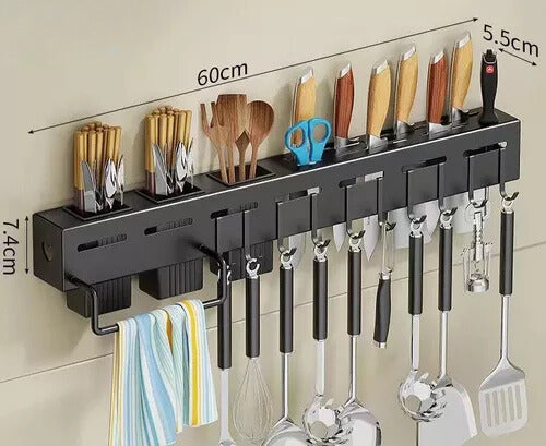 Organizador de Cocina para Pared: Todo en Orden con Estilo (60 cm)